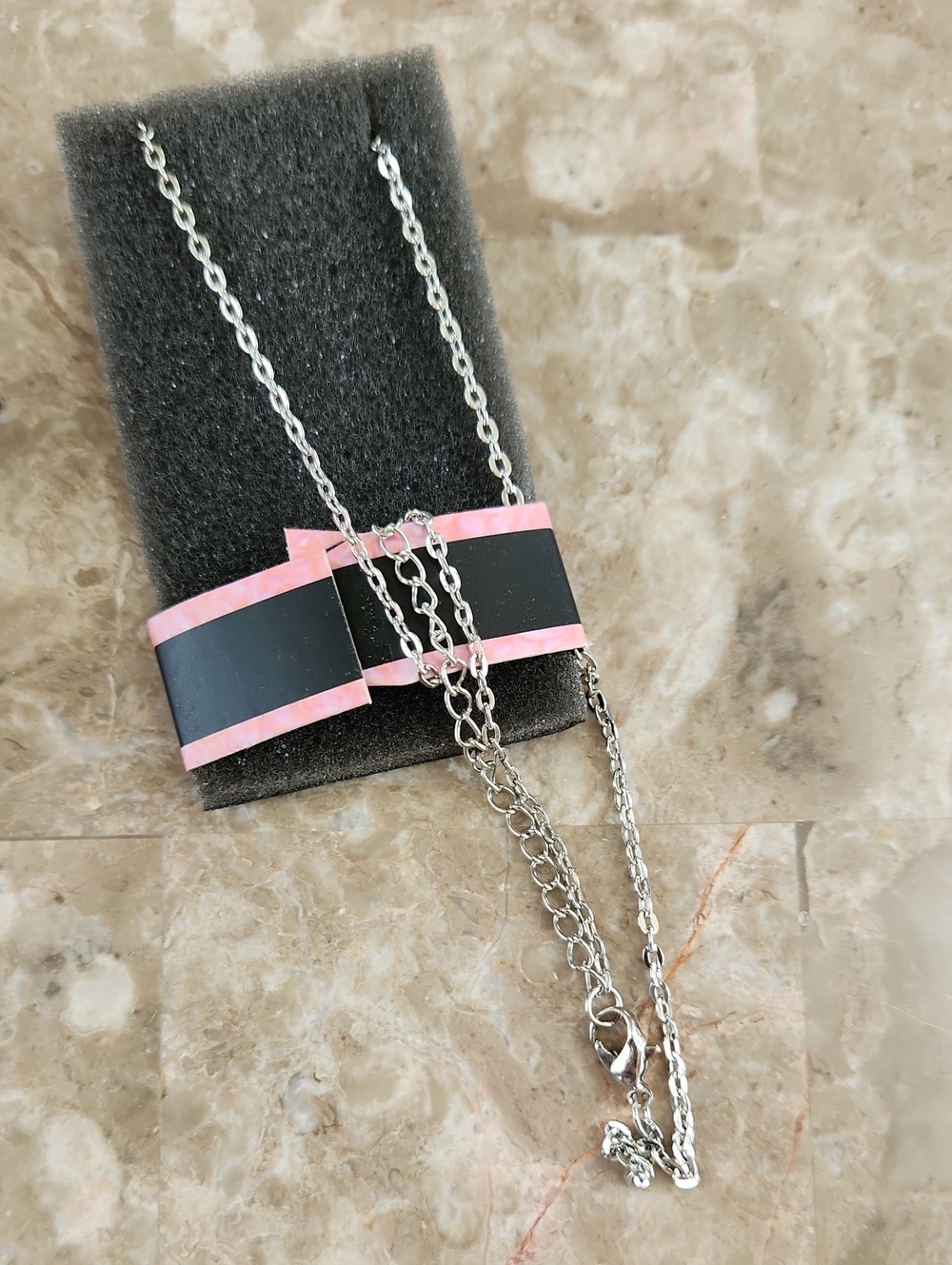 Silver 'K' Necklace, New In Box. - Picture 4 of 4